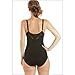 Camille Womens Ladies Black Underwired Lace Shapewear Body