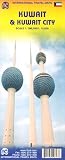 Kuwait  & Kuwait City Travel Reference Map 1 : 390 000 / 1 : 15 000