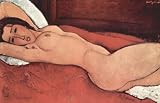 Amadeo Modigliani (Reclining Nude with crossed behind her head poor) Art Poster Print - 13x19