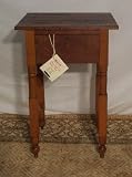 1800s Hand Dovetailed Cherry Stand with Drawer, #bu48