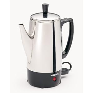 Presto 02822 6-Cup Stainless-Steel Coffee Percolator