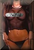 y2 Elegant n Unique - Fishnet Long Sleeve Top with Matching G-String One Size Black Red or White
