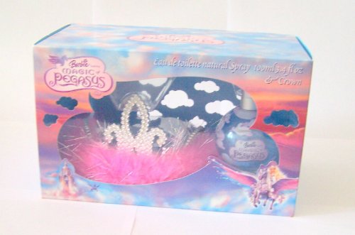Childrens Toyshop  Toys : Barbie Magic Of Pegasus - Girls Perfume & Crown