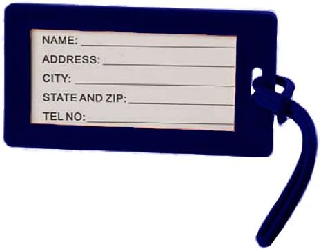 NCAA University of Michigan Wolverines Rubber Luggage Bag Tag