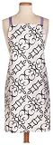 DII Black and White Baroque Apron