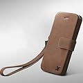 zenus iPhone5ケース Prestige Vintage Leather Diary  ヴィンテージブラウン ダイアリータイプ ストラップ付 本革 Z1399i5