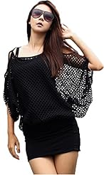 Sexy Mesh Shirred Summer Party Dress 