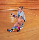 Set of 3 - Dumbbells Yellow 9 lbs. (4.1kg) Pair of Each
