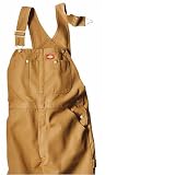 Dickies db100 Rinsed Duck Bib Overalls - Brown or Indigo by Dickies