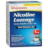 41T4ws4CodL. SL160  Walgreens Nicotine Lozenge 4 mg, Mint, 108 ea