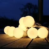 Party LED Lichterkette warmweiß, verlängerbar, 10-teilig, Typ C