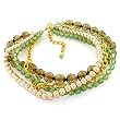 Gold Plated Brass Necklaces with Synthetic Pearl, 16 Inches Gold Plated Brass Necklaces with Synthetic Pearl, 16 Inches