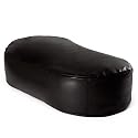4ft Sofa Beanbag in BLACK Faux Leather