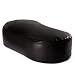 4ft Sofa Beanbag in BLACK Faux Leather