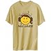 T-Shirt Mens Sand  Nu Jazz - female smiley  Music