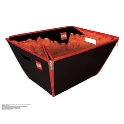 Neat-Oh! LEGO ZipBin Black Large Basket Playmat