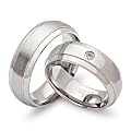 Unique Trauringe Eheringe Partnerringe Edelstahl Gravur R9151s