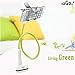 Gooseneck Cell Phone Clip Holder -360 Degree Full-Angle Flexible Long Arms Cell Phone Clip Holder Cell Phone Stand,Universal Lazy Bracket for iPhone Samsung Note Galaxy in Bedroom, Office, Bathroom, Kitchen,Desktop,Green