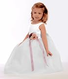 Brand New Sara Lene Flower Girl Wedding Silk Top White Dress From Baby to Teens