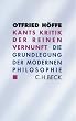 Kants Kritik der reinen Vernunft: Die Grundlegungen der modernen Philosophie