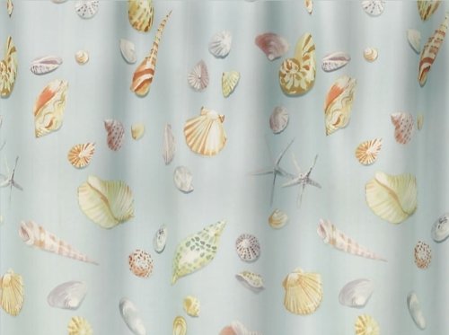 Ocean Sea Shell Starfish Shower Curtain