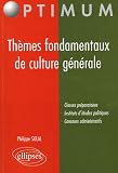 Revue Ellipses Marketing  / Thèmes fondamentaux de culture générale