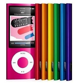 GadgetinBox™ - 8GB MP4 PAYER 5TH GEN WITH FM RADIO AND VIDEO CAMERA & 30 PIN IPOD DOCK CONNECTOR - COLOURS AVAILABLE - BLUE, BLACK, PURPLE, SILVER, RED, PINK