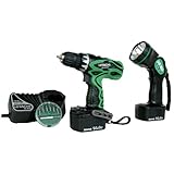 Hitachi DS14DVF3 14.4-volt Ni-Cad 3/8-inch Cordless Drill/Driver Kit