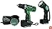 Hitachi DS14DVF3 14.4-volt Ni-Cad 3/8-inch Cordless Drill/Driver Kit