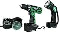Hitachi DS14DVF3 14.4-volt Ni-Cad 3/8-inch Cordless Drill/Driver Kit