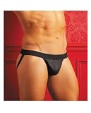 Rubber Look Vinyl Men’s Jock Strap Black L/xl img
