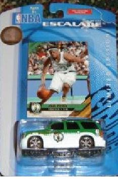 Nba Boston Celtics Limited Edition 1:64 Scale Escalade Car and Upper Deck Paul Pierce Card