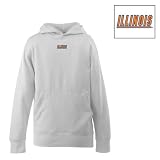 Illinois Fighting Illini Hoodie Sweatshirt - NCAA Antigua Youth Signature Hood White