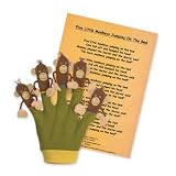 from The Puppet Company The Puppet Company Favourite Song Mitts Five Little Monkeys Glove Puppet Model PC003063