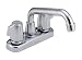 Delta 2123 Double-Handle Centerset Laundry Faucet, Chrome