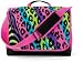 Pink Zebra Leopard Girl School Messenger Laptop Bag