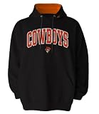 NCAA Men's Oklahoma State Cowboys Hooded Sweatshirt (Black, Large)