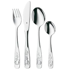 WMF 1289629990 Kinderbesteck 4-teilig Tierwelt