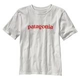 Patagonia Text Logo T Shirt -Kids