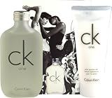 CK One by Calvin Klein 2 Piece Set Includes: 3.4 oz Eau de Toilette Spray + 3.4 oz Skin Moisturizer