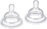 Philips Avent SCF633/27 - 2 x Dreiloch-Sauger - mittlerer Nahrungsfluss