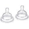 Philips Avent SCF633/27 - 2 x Dreiloch-Sauger - mittlerer Nahrungsfluss, frei von bpa