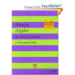 Analyse : Alg�bre, 2e ann�e