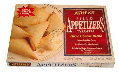 Fillo Appetizers Three Cheese Blend, 12 servings