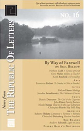 New from the Republic of Letters 16 (News from the Republic of Letters) (No. 16)