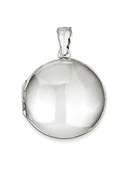 Sterling Silver 30mm Polished Domed Locket. Metal Wt- 8.89g