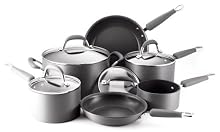 KitchenAid 80297 Gourmet Essentials 10-Piece Nonstick Hard-Anodized Cookware Set