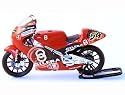 Die-cast Model Gilera RS125 (M. Poggiali) (1:24 scale in Red with graphics)