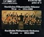 Stockholm Philharmonic Orchestra 75 Years 1914-1989
