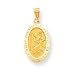 14k Saint Christopher Medal Pendant